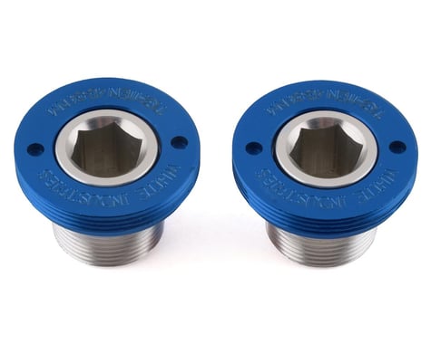 White Industries MR30 Crank Extractor Cap (Blue/Silver)